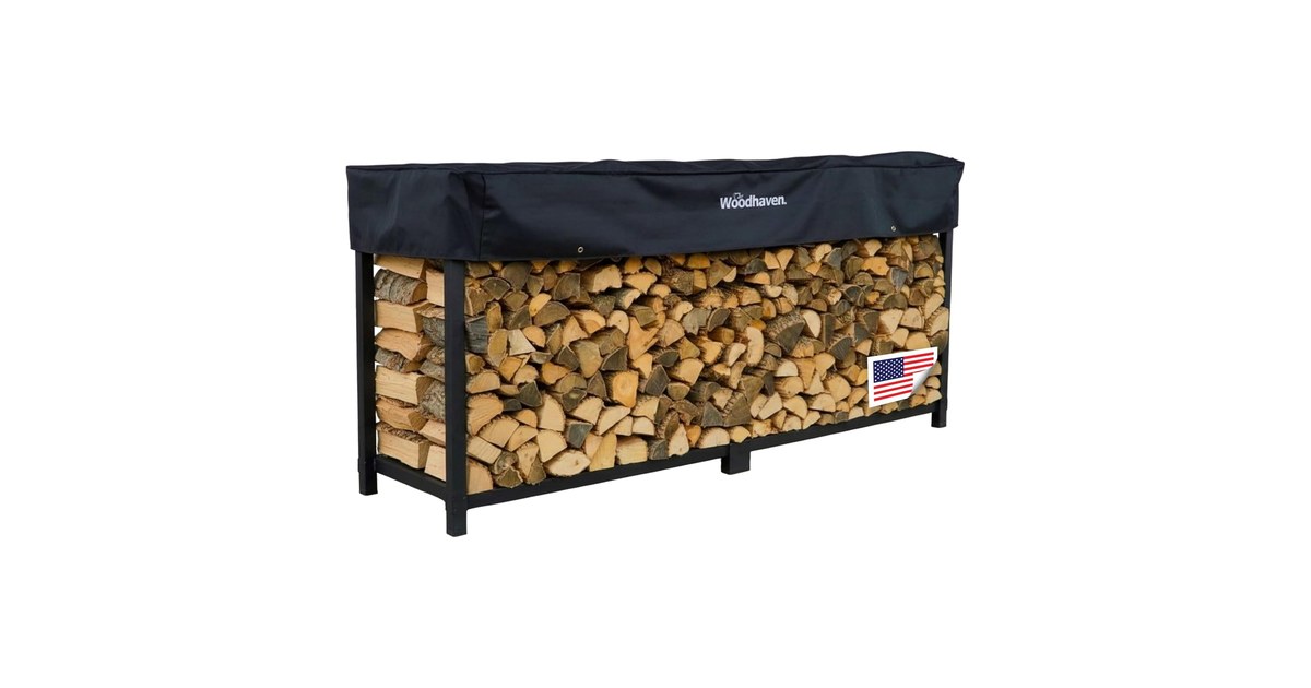 Woodhaven 8-Foot Firewood Rack (1/2 Cord) product image